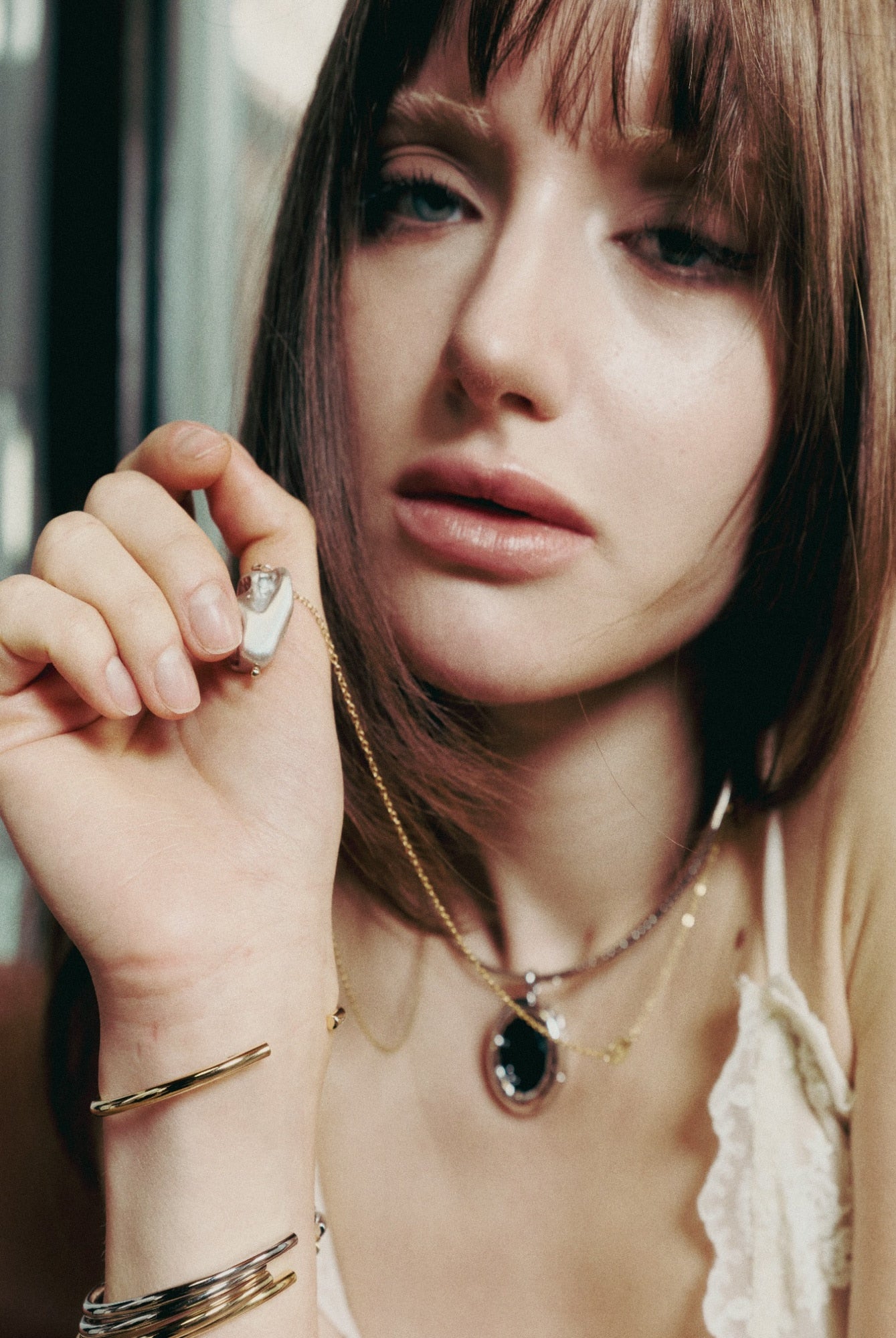 Ink Pearl Necklace