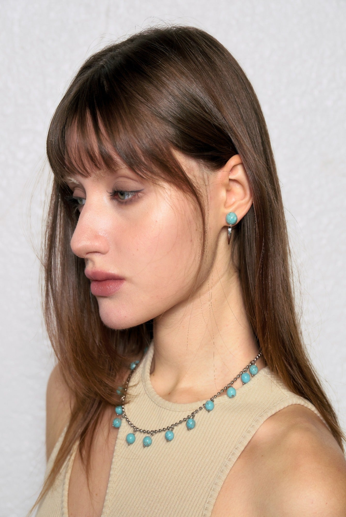 Fish Hook Earrings_turquoise