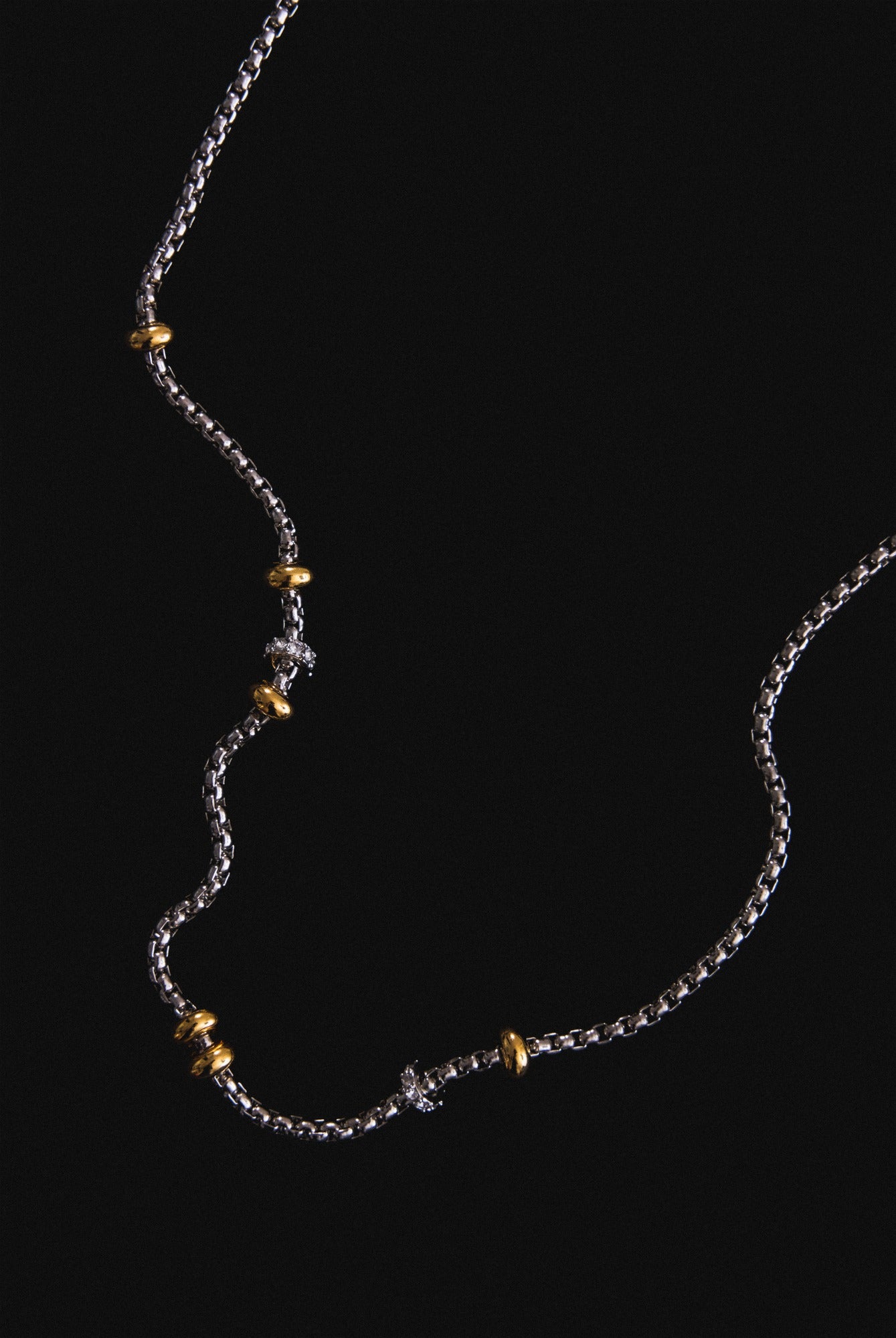 Slide Gold Necklace