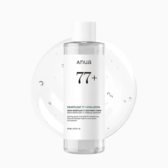 Heartleaf 77% Soothing Toner Incluye 2 unidades de 250 ml. · Anua