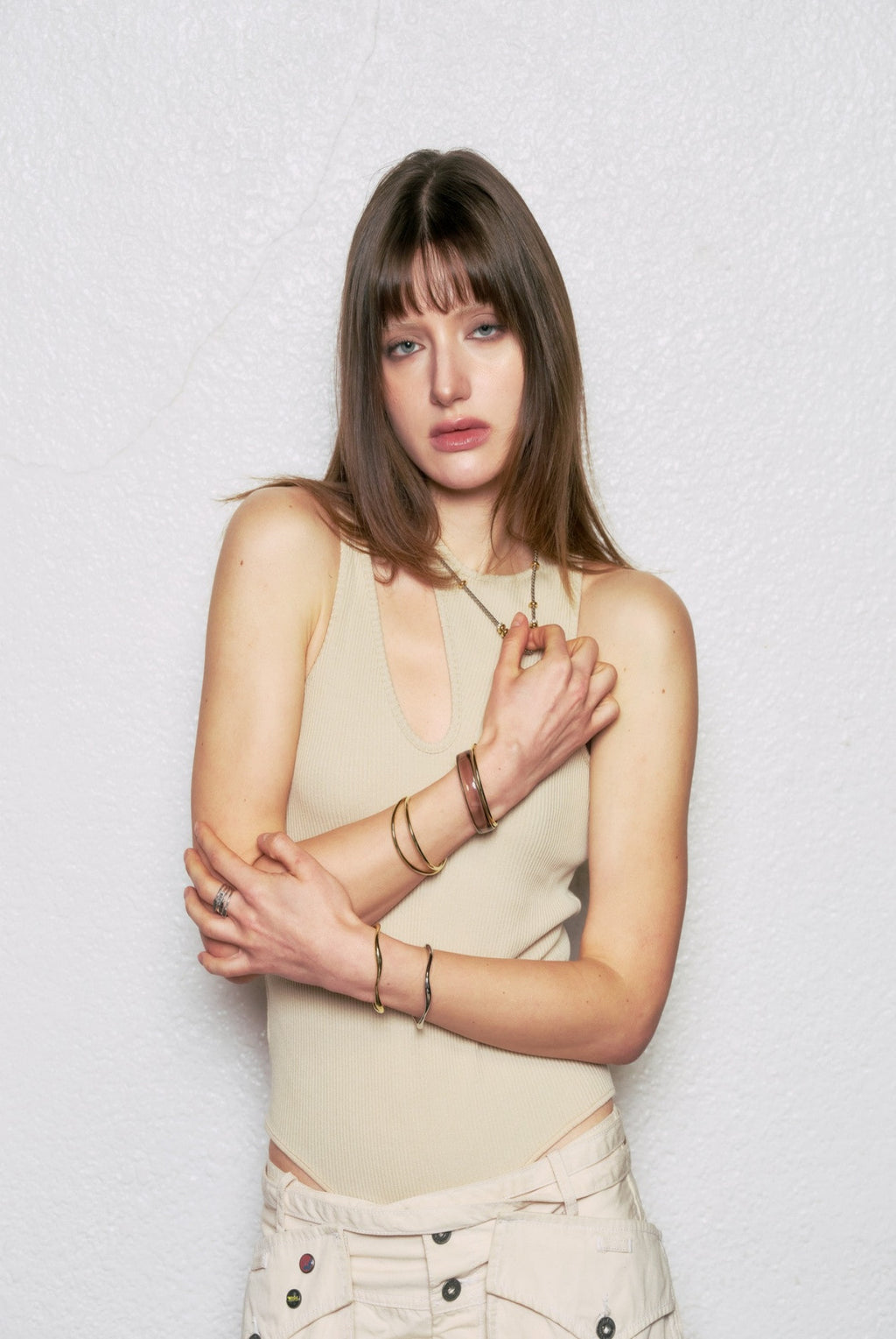 Slide Gold Necklace